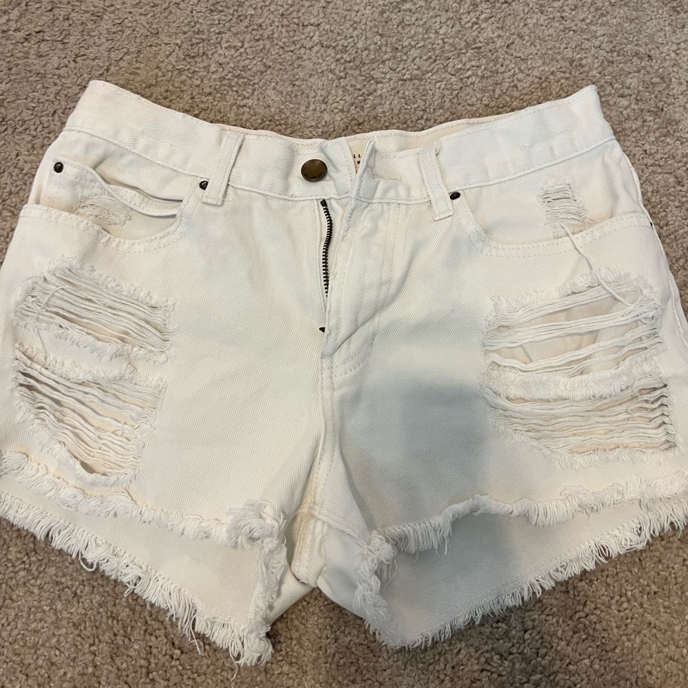 Billabong Jean Shorts - White